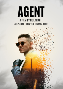 Yellow And White Action Movie Poster